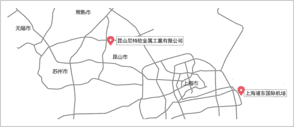 昆山尼特欧金属工业有限公司与上海浦东国际机场的位置关系